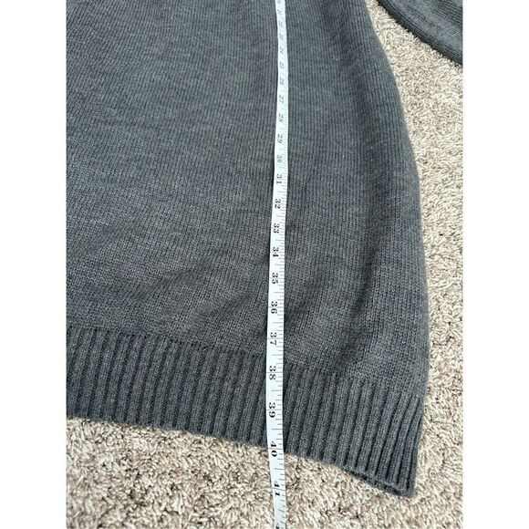 Lane Bryant Turtleneck Fair Isle Sweater Dress Gray Pink Aztec Plus Size 26/28 - Picture 11 of 12